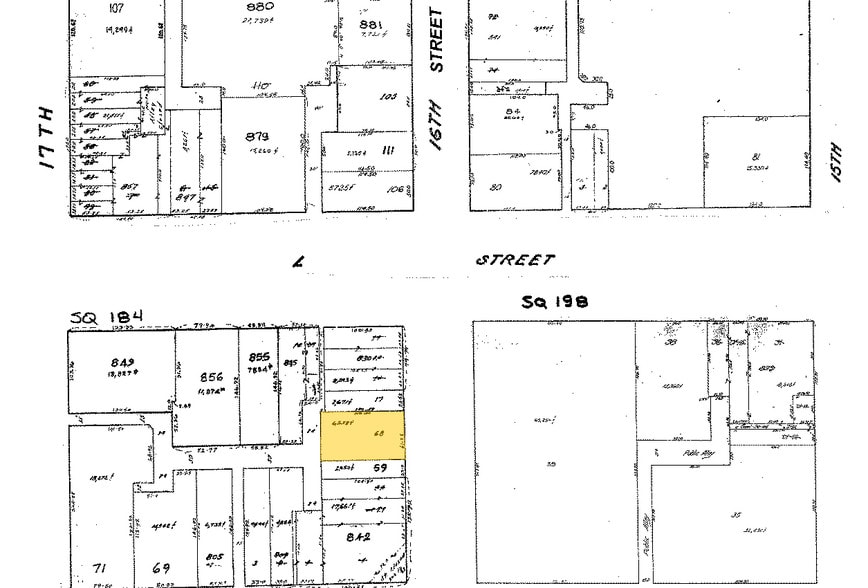 1016 16th St NW, Washington, DC for sale - Plat Map - Image 2 of 4