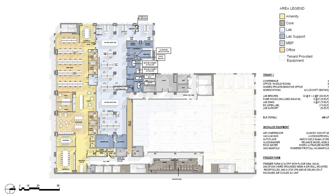 619 W 54th St, New York, NY for lease Floor Plan- Image 1 of 1