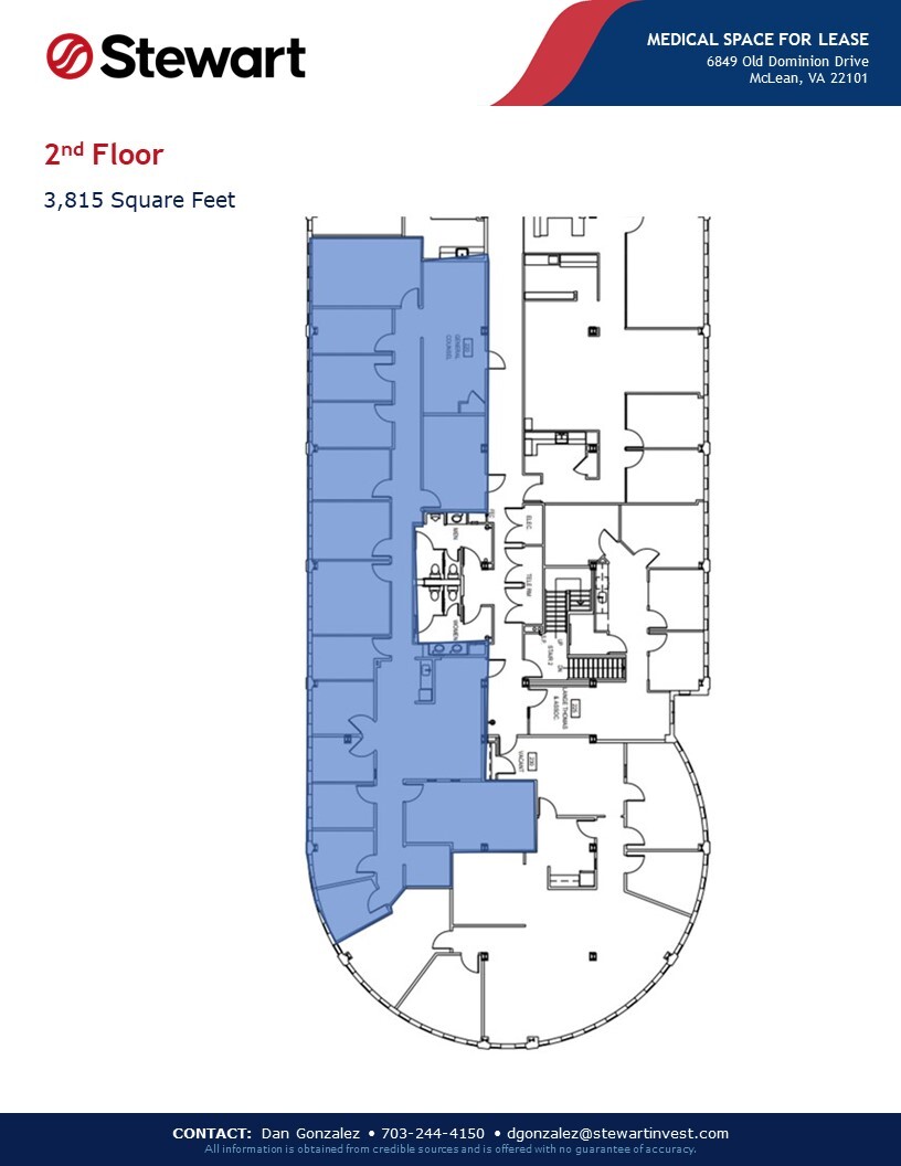 6849 Old Dominion Dr, McLean, VA for lease Floor Plan- Image 1 of 1