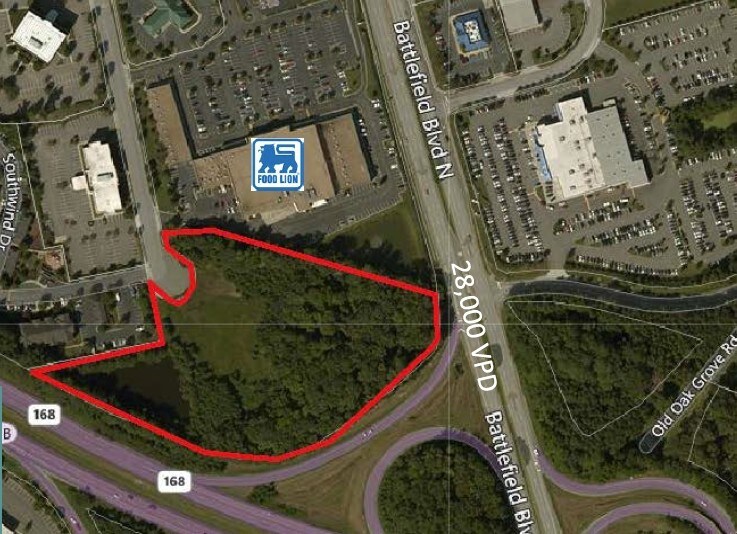 Oak Grove Connector & N Battlefield Blvd, Chesapeake, VA for sale Primary Photo- Image 1 of 1