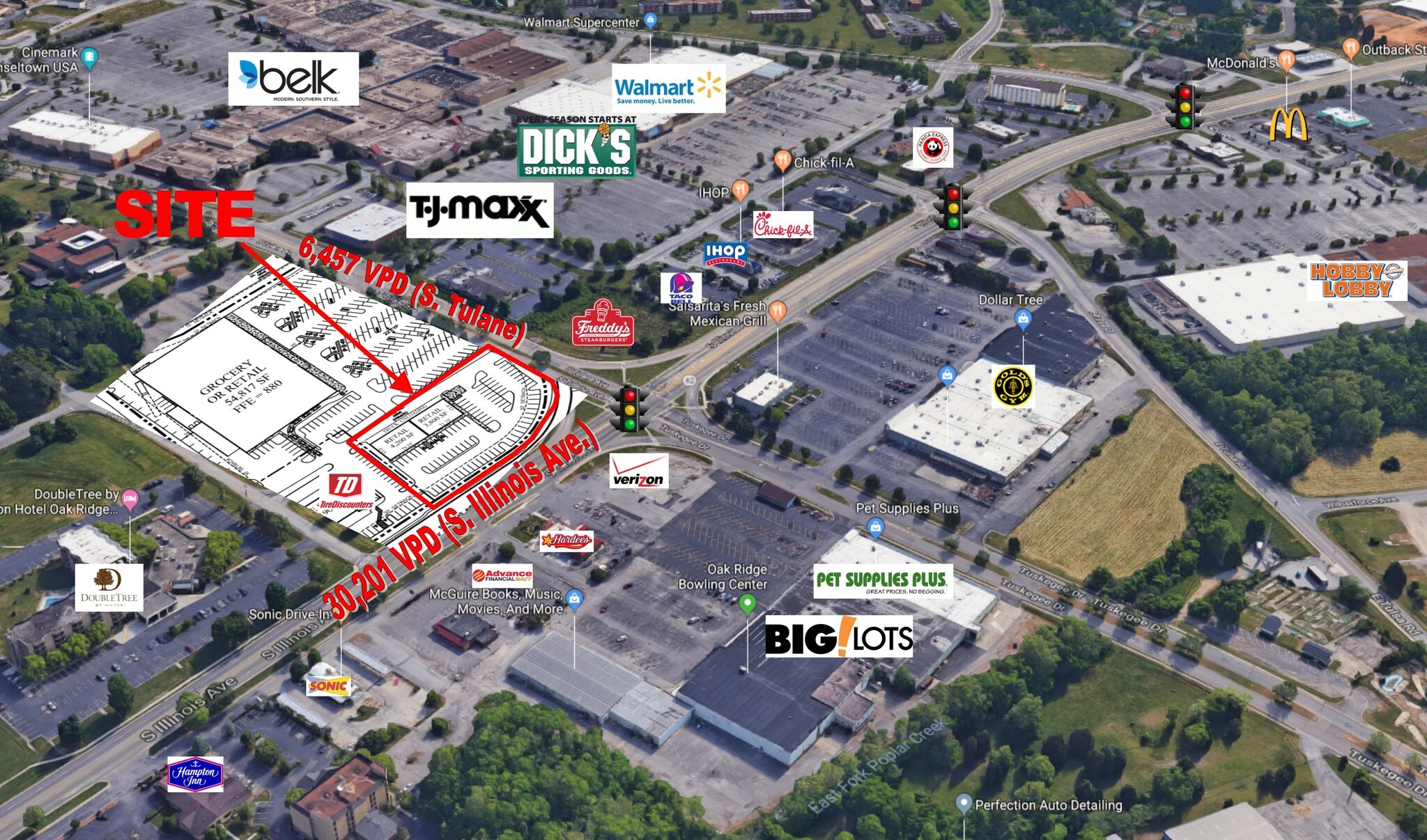 000 S Illinois Ave, Oak Ridge, TN, 37830 Retail Space For Lease