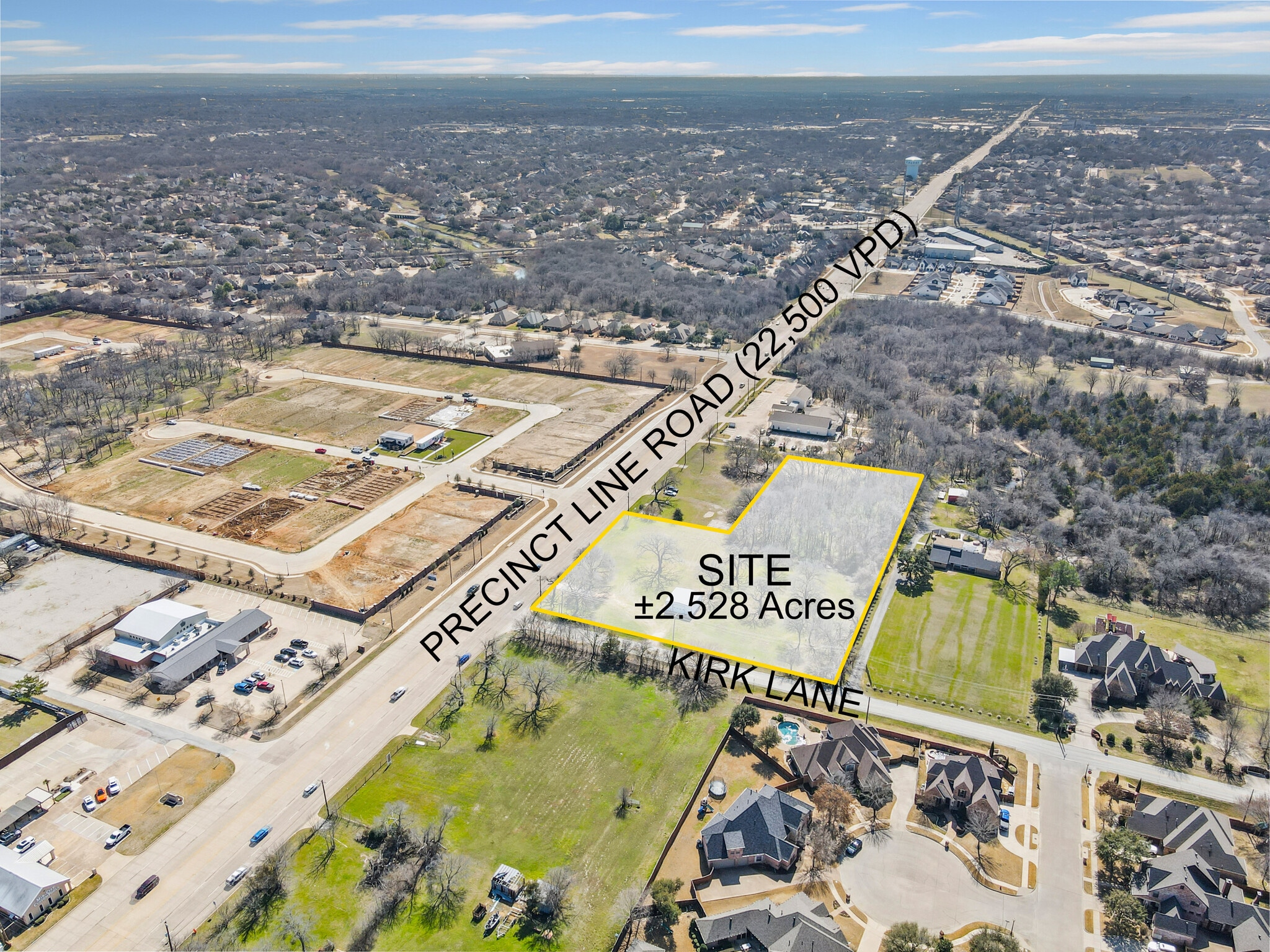 7629 Precinct Line Rd, North Richland Hills, TX for sale Aerial- Image 1 of 6