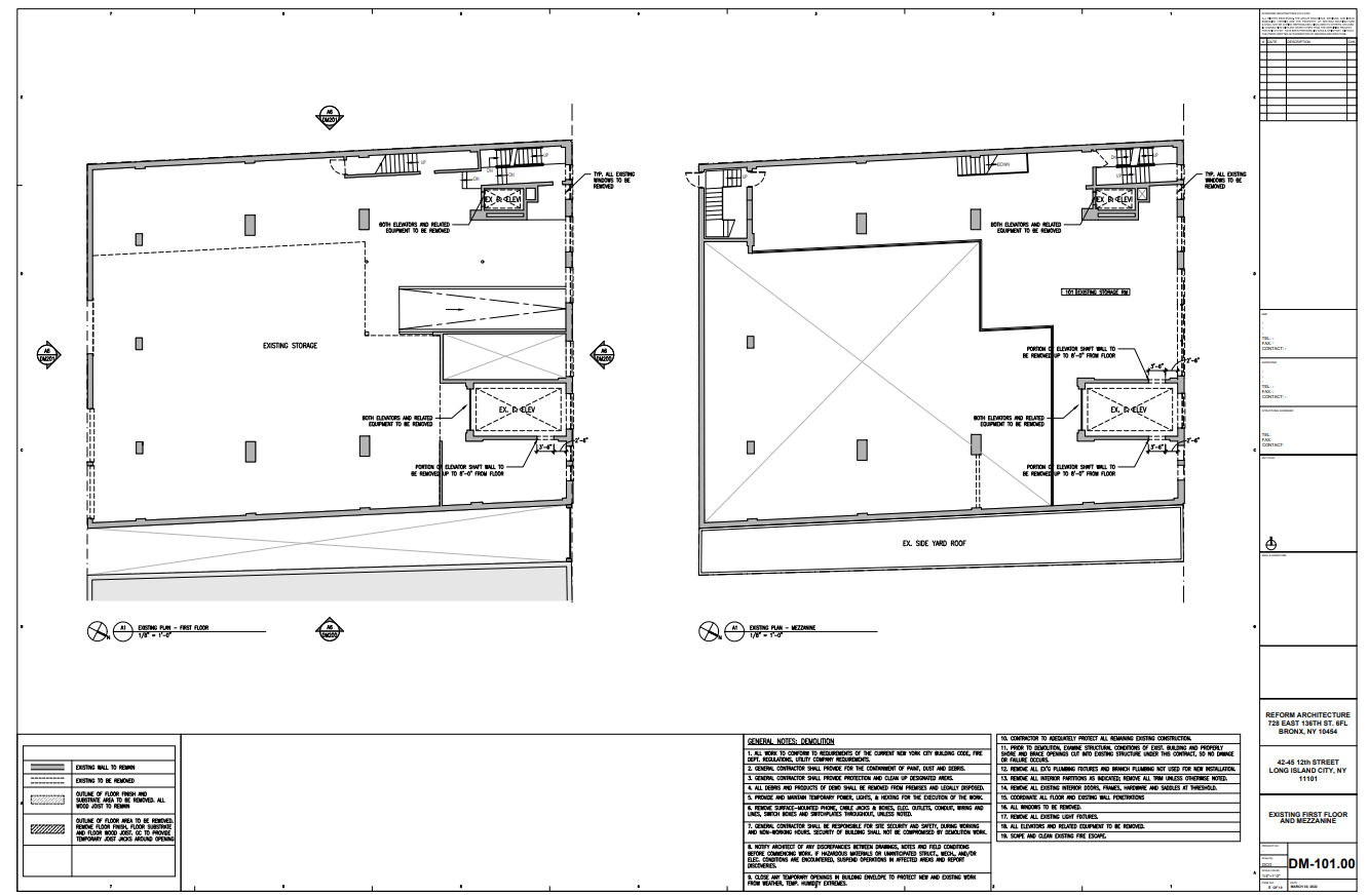 42-45 12th St, Long Island City, NY for lease Floor Plan- Image 1 of 2