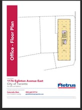 1176 Eglinton Av E, Toronto, ON for lease Floor Plan- Image 1 of 1