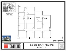 5850 San Felipe St, Houston, TX for lease Site Plan- Image 1 of 1