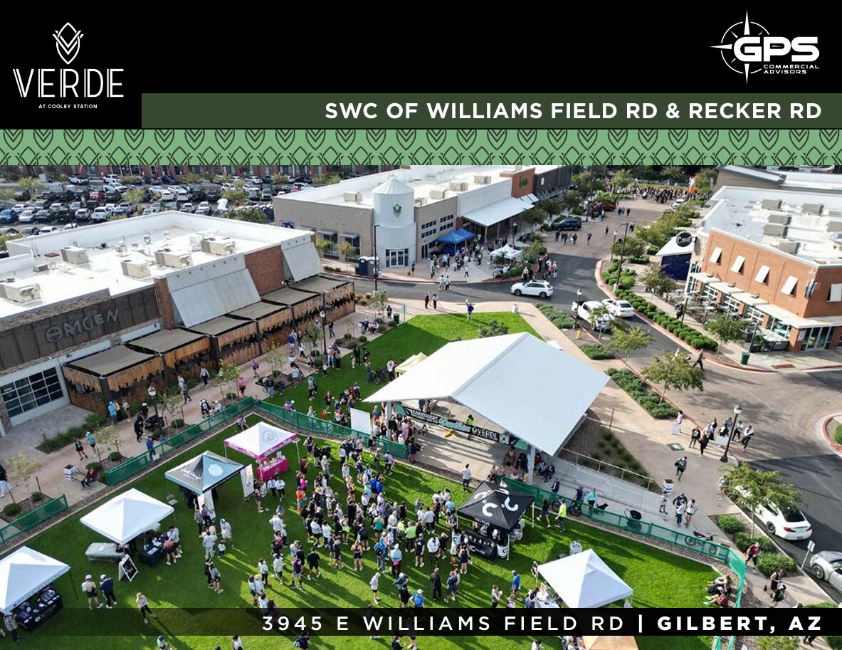 SWC Williams Field & Recker Rd, Gilbert, AZ for lease Primary Photo- Image 1 of 9