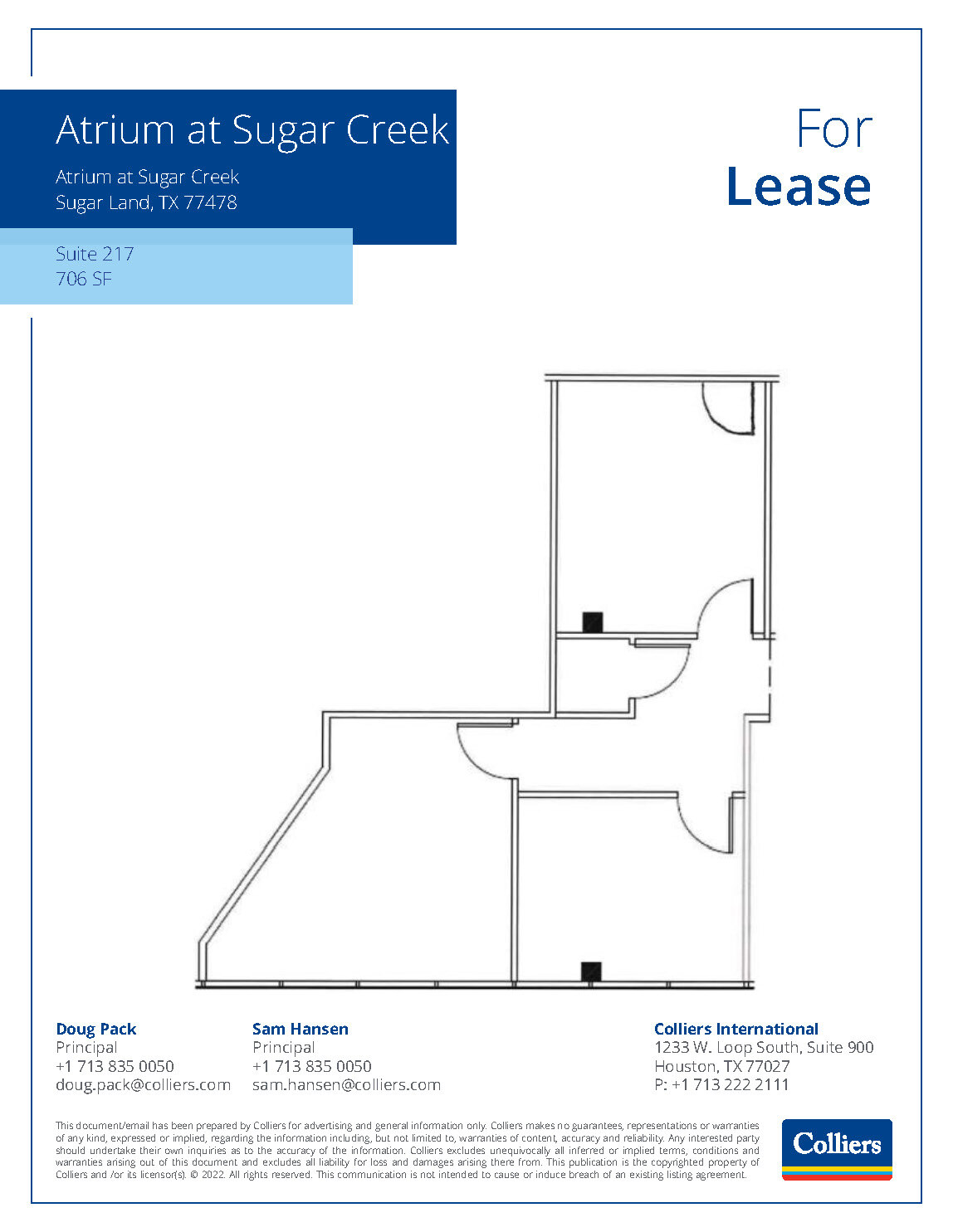 101 Southwestern Blvd, Sugar Land, TX for lease Floor Plan- Image 1 of 1