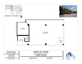 500 Grapevine Hwy, Hurst, TX for lease Floor Plan- Image 1 of 1