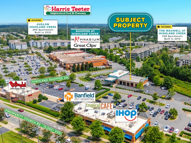 5080 Highland Shoppes Dr, Charlotte, NC for sale - Aerial - Image 3 of 8