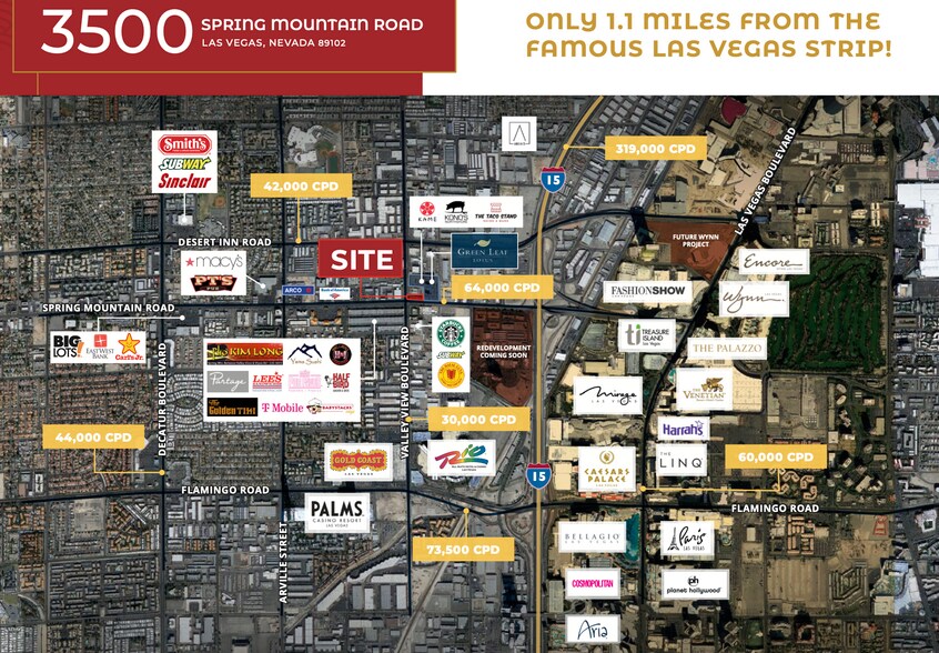 3500 Spring Mountain Rd, Las Vegas, NV 89102 Prime Retail Site