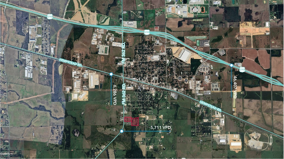 19050 FM 362 Rd, Waller, TX for sale - Aerial - Image 2 of 4