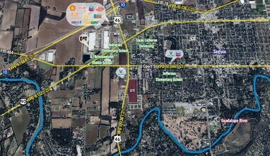 Hwy. 46 & Jefferson Ave., Seguin, TX - AERIAL  map view - Image1