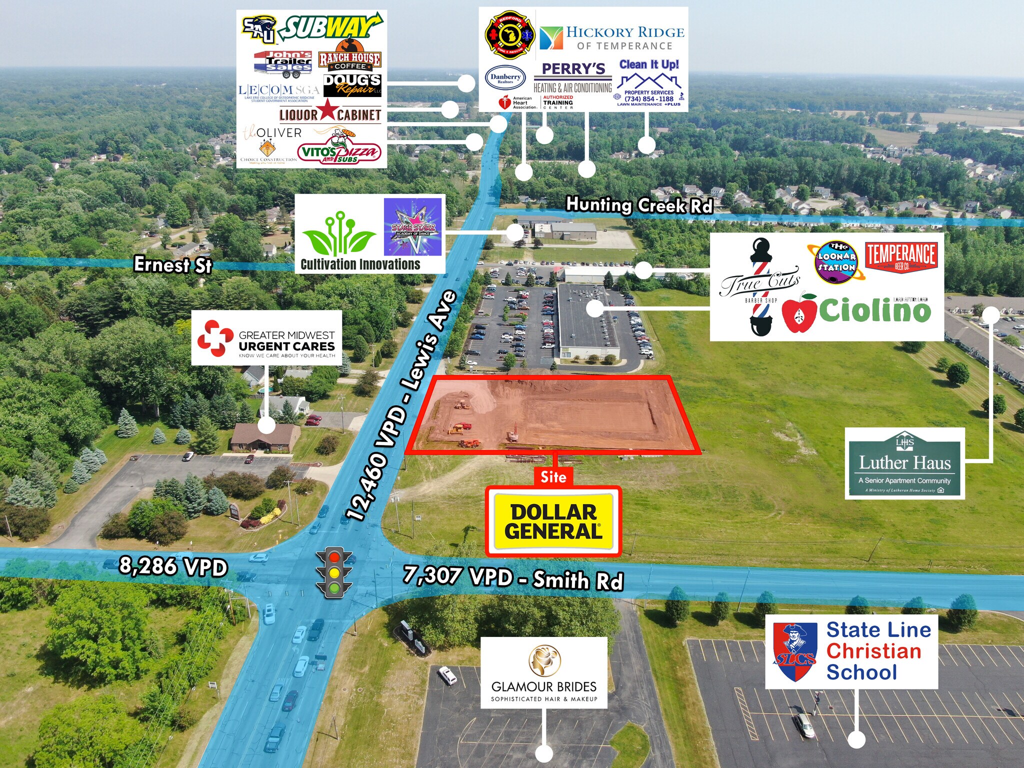 6630 Lewis, Temperance, MI 48182 Dollar General Plus