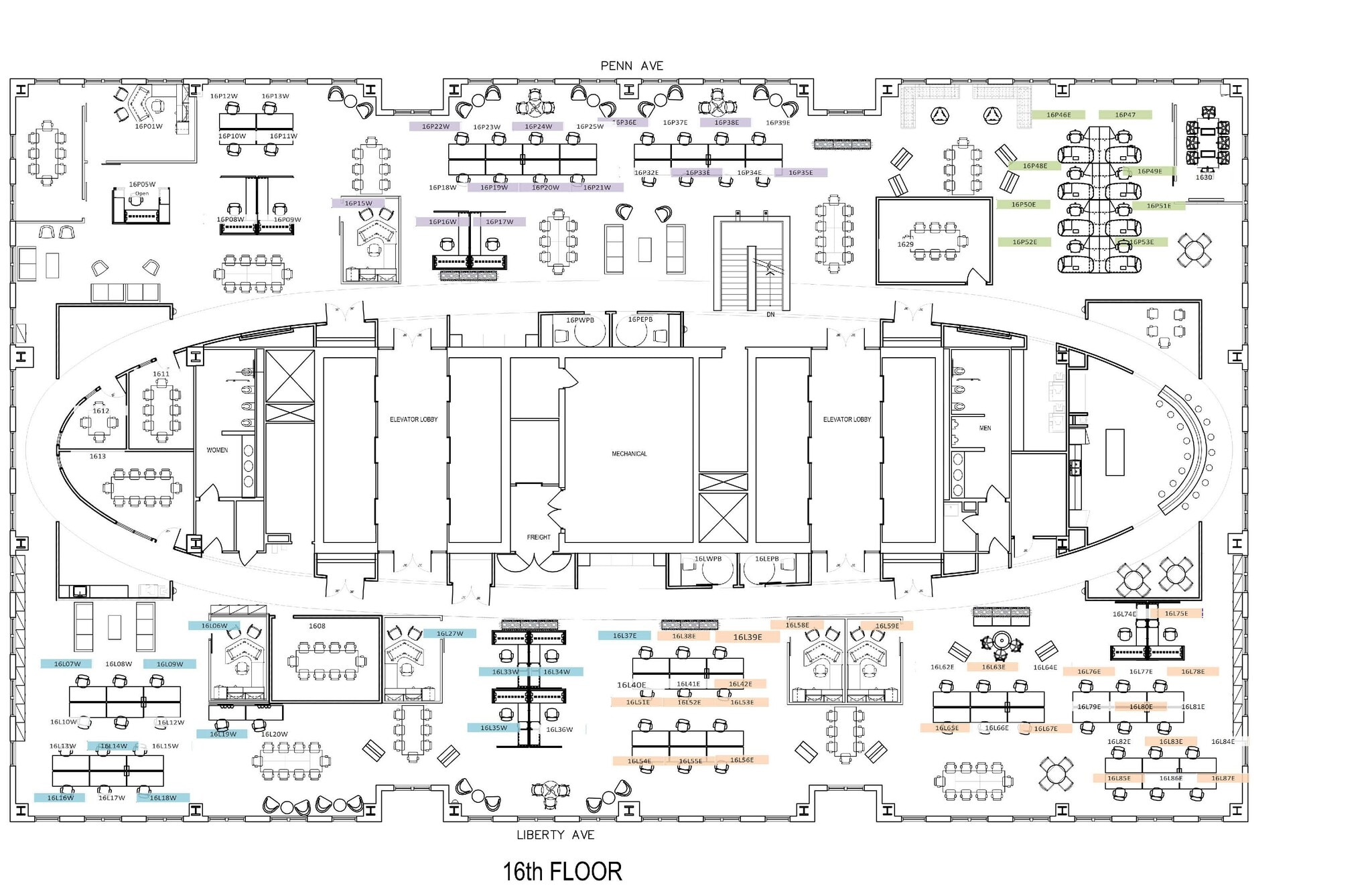 625 Liberty Ave, Pittsburgh, PA for lease Floor Plan- Image 1 of 1