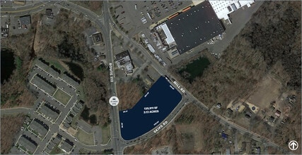 588 Mill Rd, Coram, NY - AERIAL map view