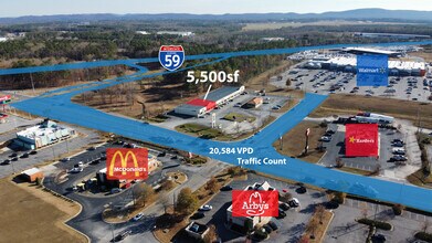 977 Gilbert Ferry Rd SE, Attalla, AL - AERIAL  map view - Image1