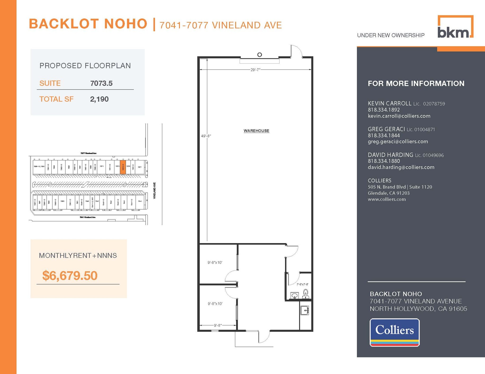 7059-7077 1/2 Vineland Ave, North Hollywood, CA for lease Interior Photo- Image 1 of 1