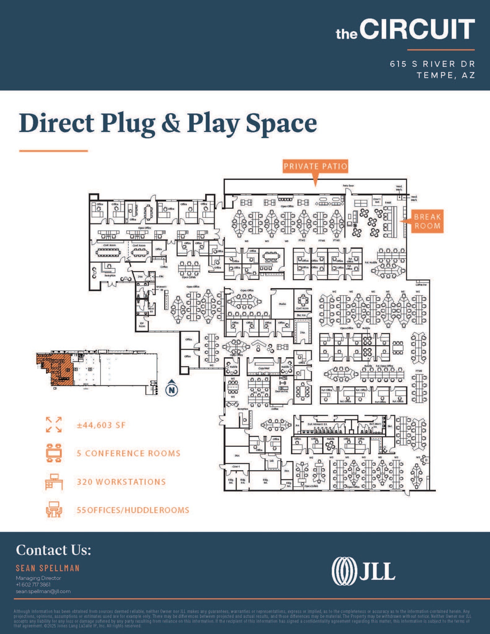 615 S River Dr, Tempe, AZ for lease Floor Plan- Image 1 of 1