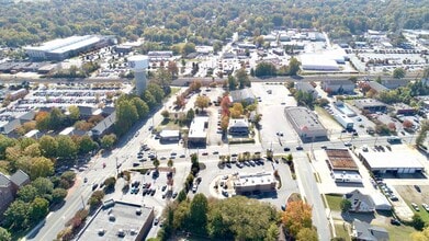 1607 Spring Garden St, Greensboro, NC - aerial  map view