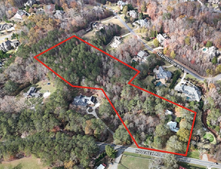 2340 Hopewell Rd, Alpharetta, GA for sale Aerial- Image 1 of 1