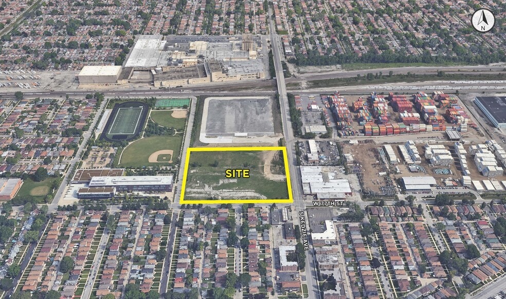 7600 S Kedzie Ave, Chicago, IL for lease - Aerial - Image 1 of 8