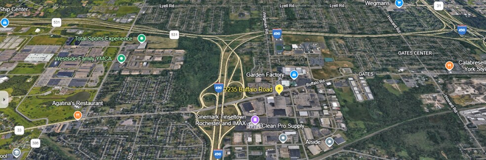 2235 Buffalo Rd, Gates, NY for sale - Aerial - Image 3 of 3