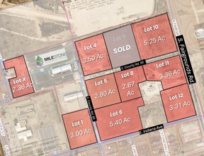 NW Corner of S. Fairgrounds Rd. and Indiana Ave., Midland, TX - AERIAL  map view - Image1