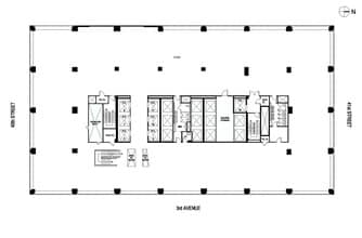 622 Third Ave, New York, NY for lease Floor Plan- Image 1 of 3