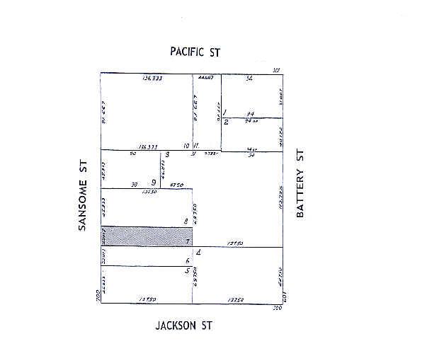 706 Sansome St, San Francisco, CA for sale Plat Map- Image 1 of 1