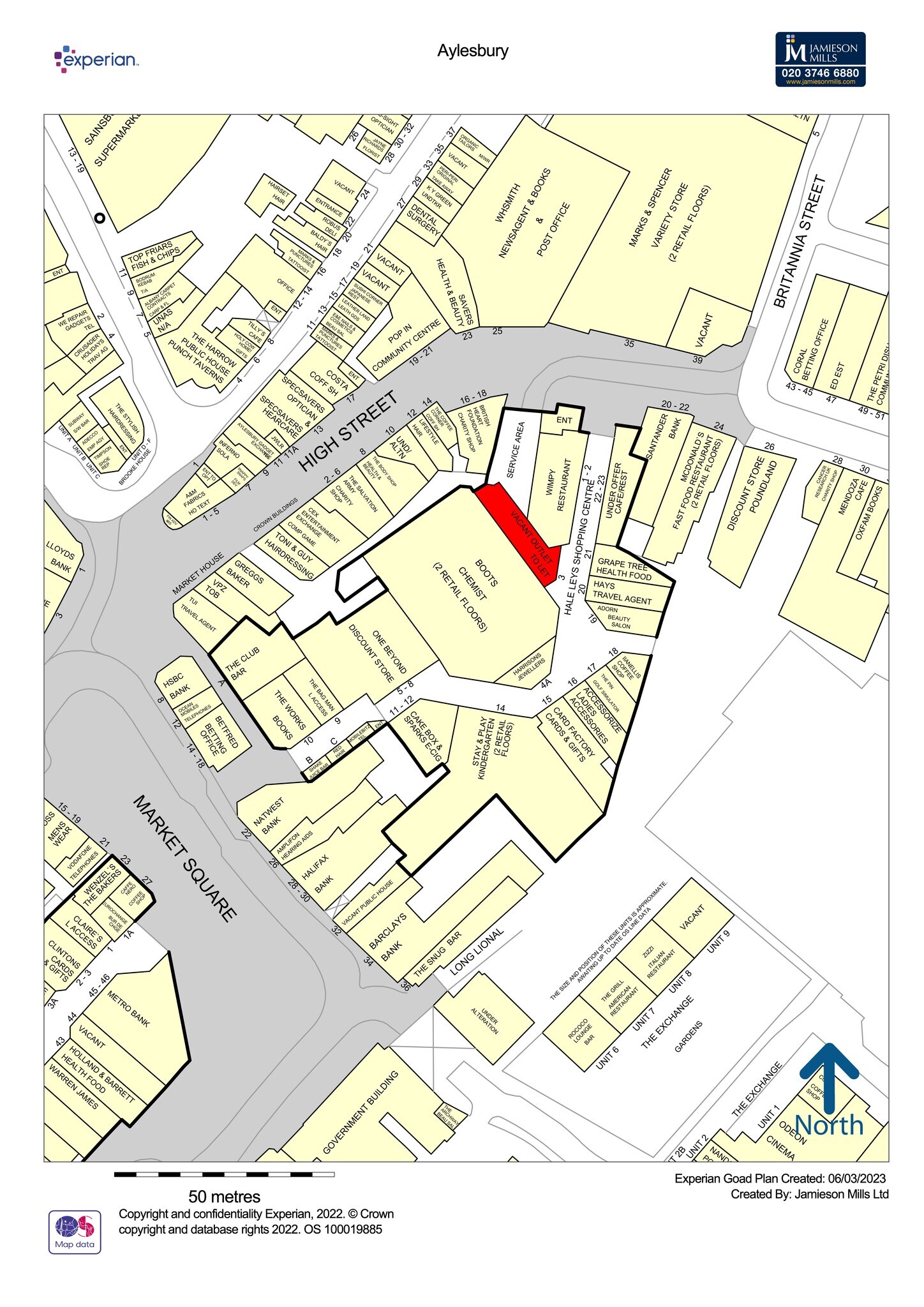 High St, Aylesbury for lease Site Plan- Image 1 of 28