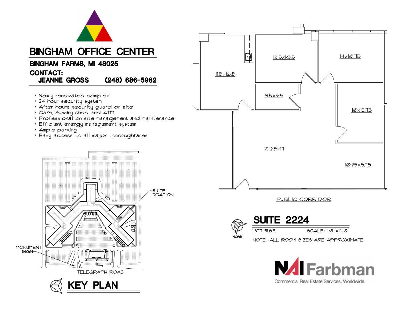 30600-30700 - 30800 Telegraph Rd, Bingham Farms, MI for lease Floor Plan- Image 1 of 1