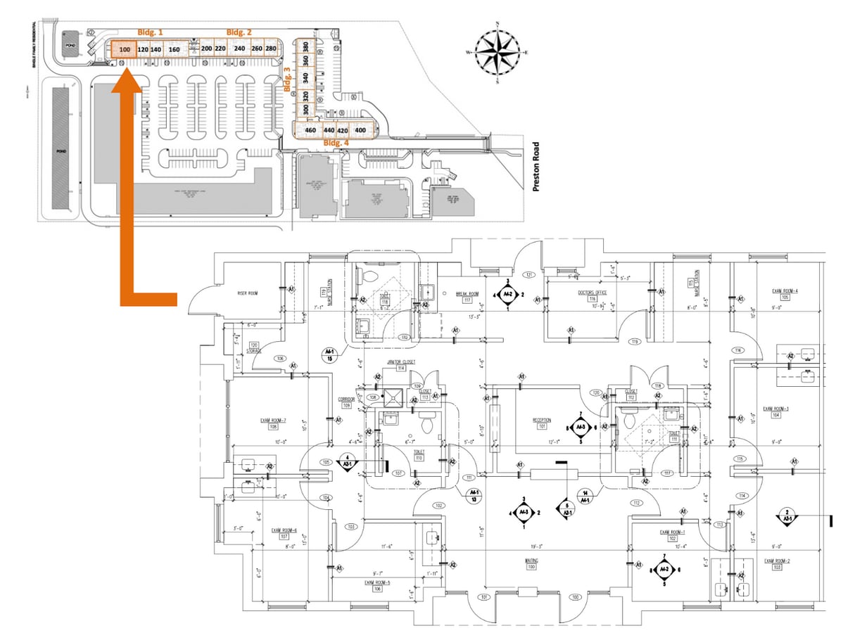 3925 S Preston Rd, Celina, TX 75009 - Unit 100 - - Floor Plan - Image 1 of 1