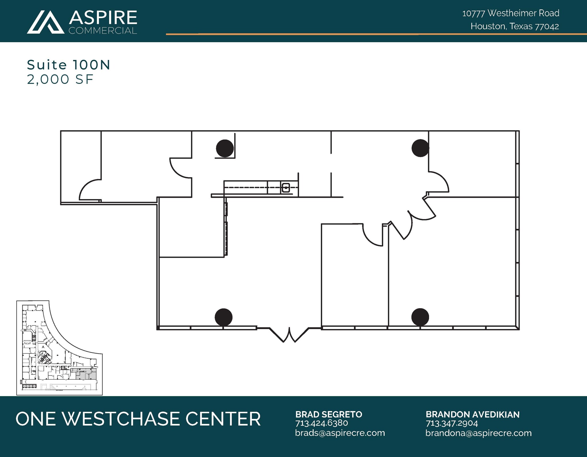 10777 Westheimer Rd, Houston, TX for lease Floor Plan- Image 1 of 1