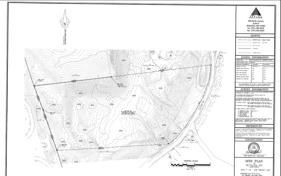 Old Ferry Rd, Methuen, MA for sale - Site Plan - Image 2 of 5