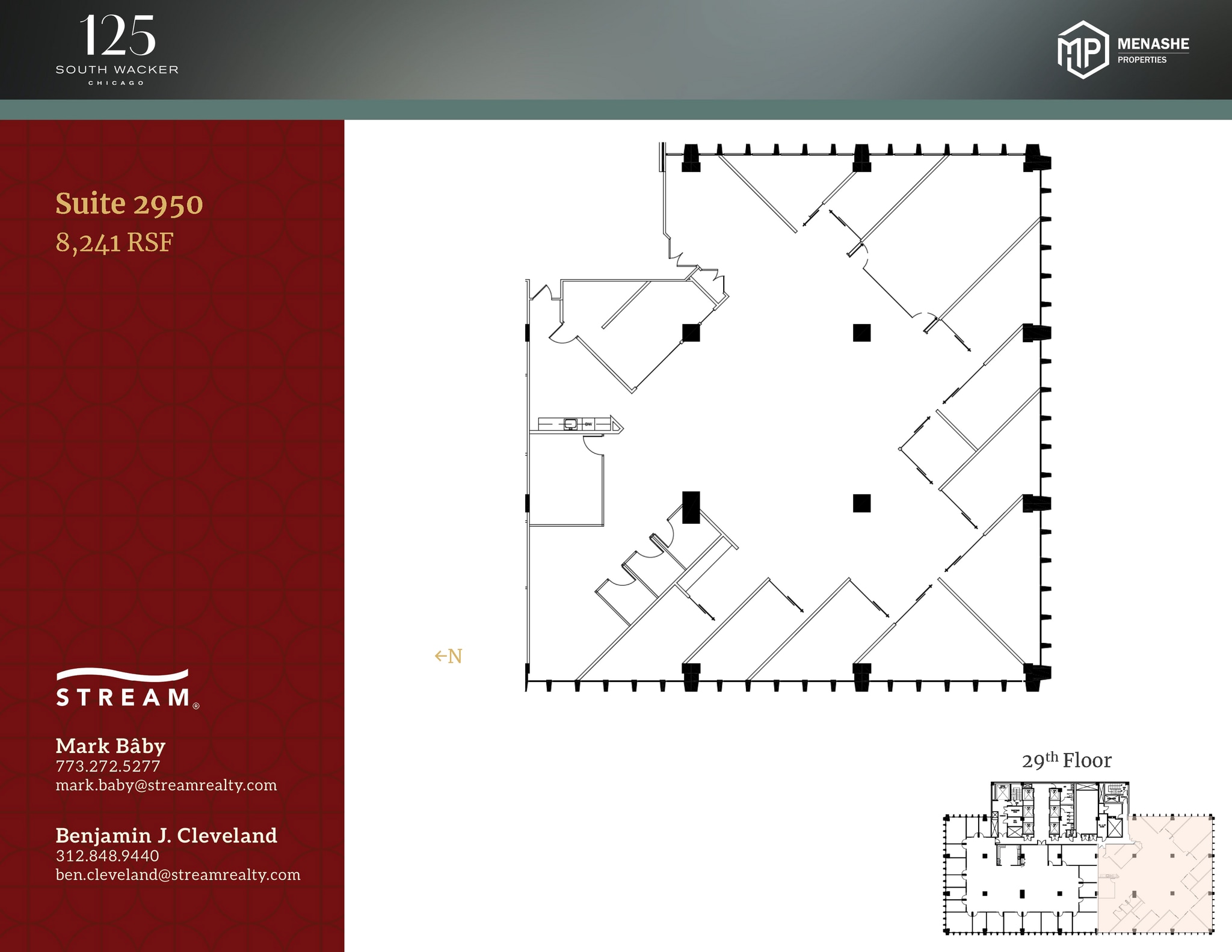 125 S Wacker Dr, Chicago, IL for lease Floor Plan- Image 1 of 1