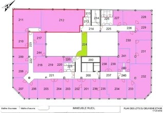 Office in Rueil-Malmaison for lease Floor Plan- Image 2 of 23