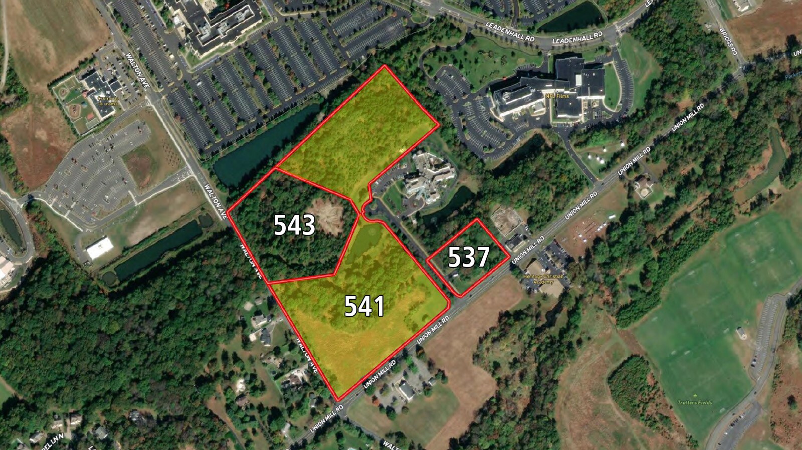 541 Union Mill Rd, Mount Laurel, NJ for sale Aerial- Image 1 of 1