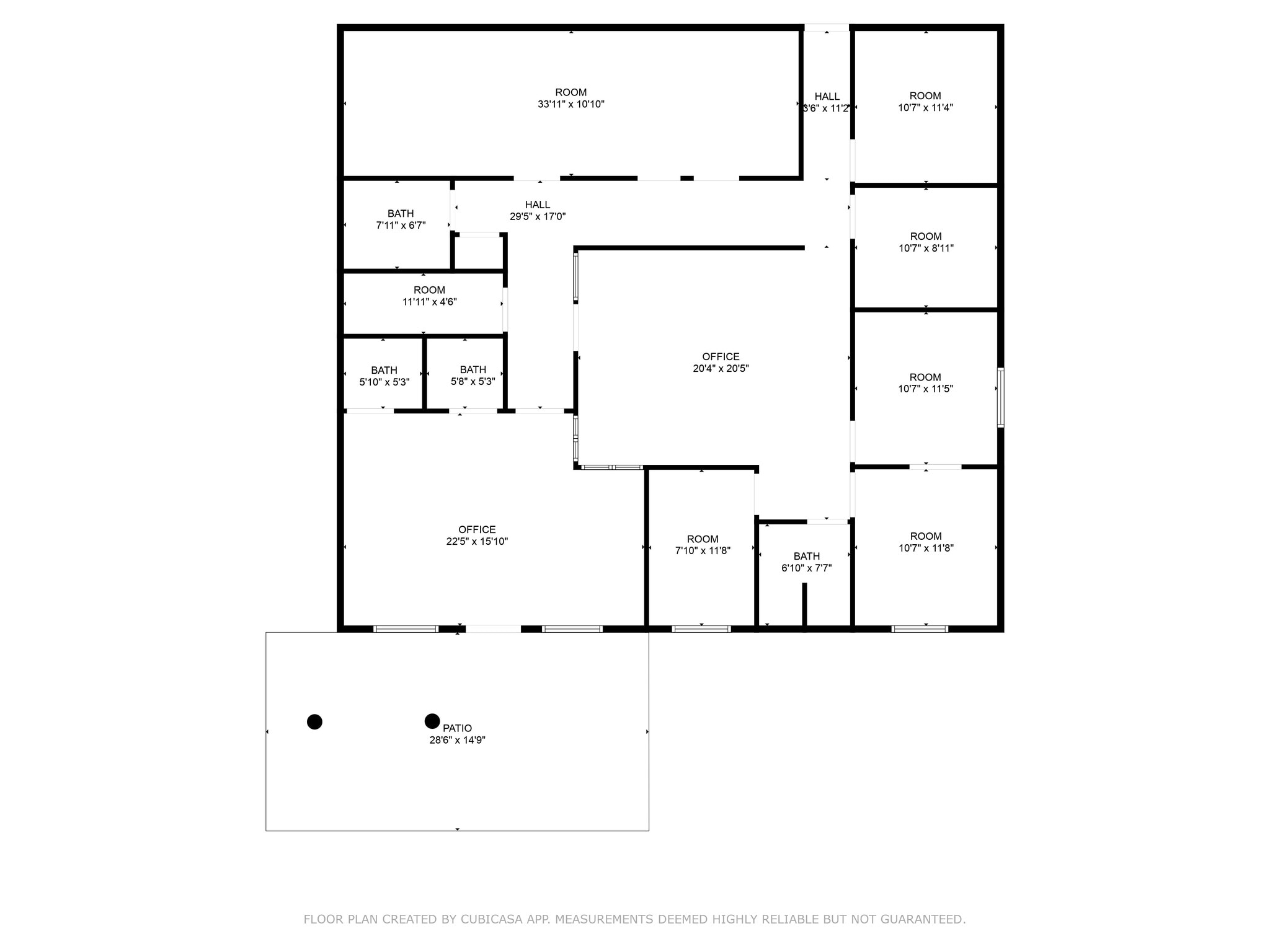1103 N Laura St, Jacksonville, FL for lease Floor Plan- Image 1 of 1