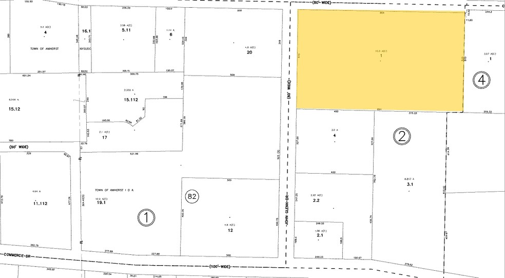 435 Creekside Dr, Amherst, NY for lease - Plat Map - Image 2 of 4