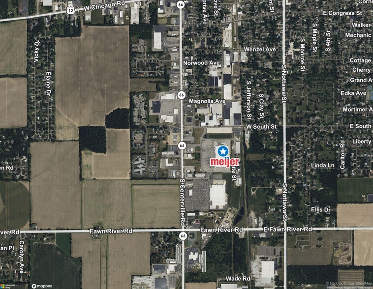 1174 S Centerville Rd, Sturgis, MI for lease - Aerial - Image 1 of 2