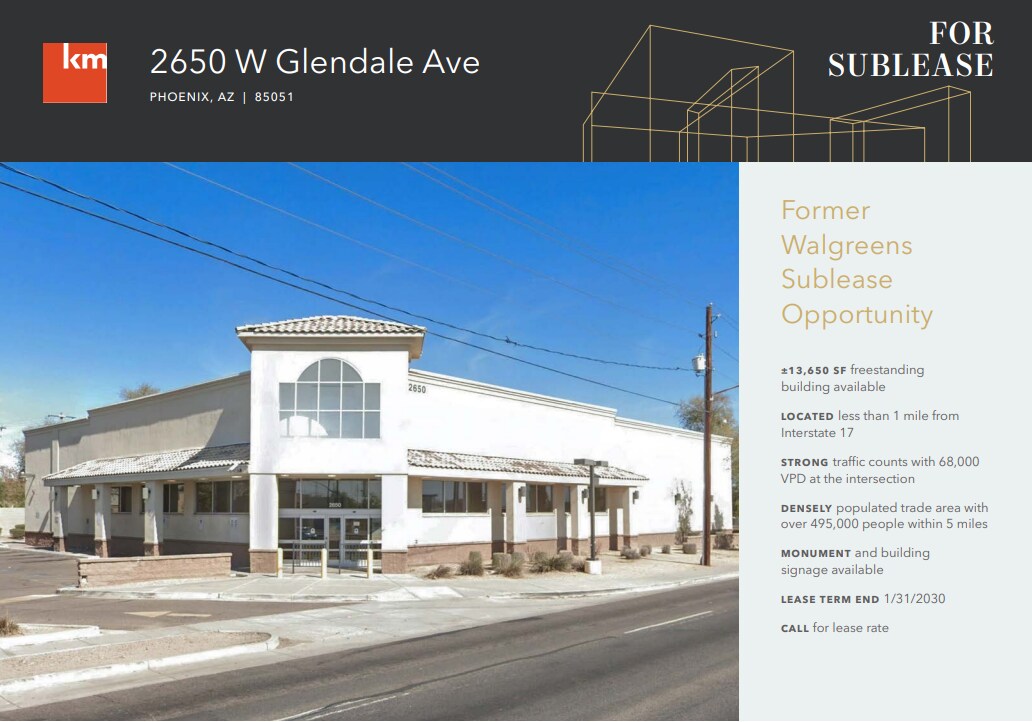 2650 W Glendale Ave, Phoenix, AZ for sale Building Photo- Image 1 of 1