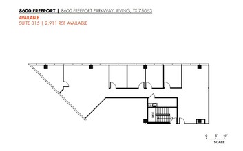 8600 Freeport Pky, Irving, TX for lease Floor Plan- Image 1 of 1