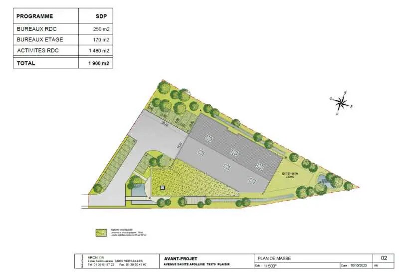 Office in Plaisir for lease - Floor Plan - Image 3 of 7