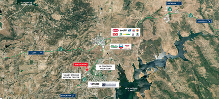 18-24 Vista Del Lago Dr, Valley Springs, CA - aerial  map view - Image1