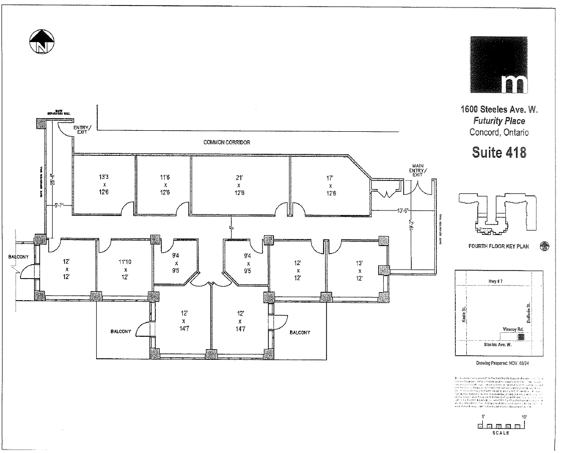 1600 Steeles Ave W, Vaughan, ON for lease Floor Plan- Image 1 of 1