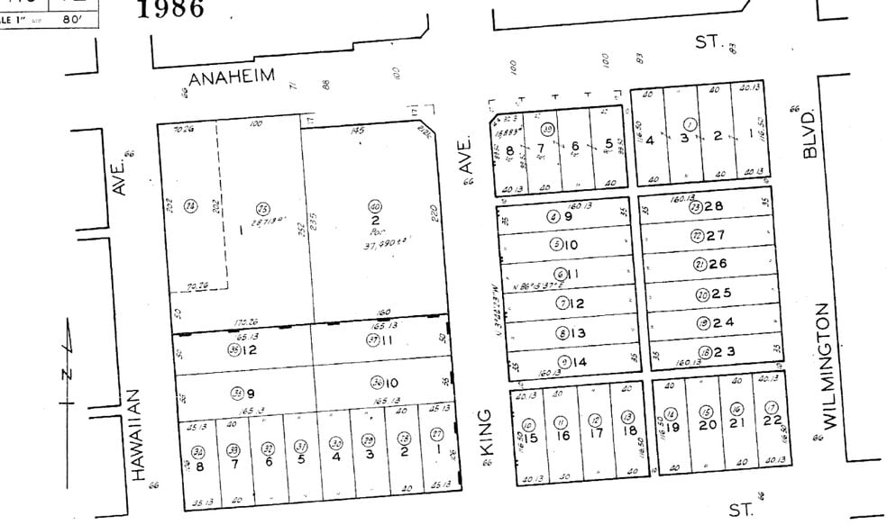 1122 W Anaheim St, Wilmington, CA for sale - Plat Map - Image 2 of 2