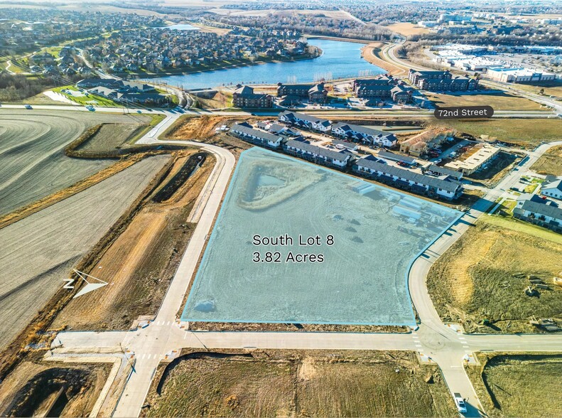 72nd Street & Schram Road, Papillion, NE for sale - Aerial - Image 3 of 5