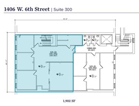 1406 W 6th St, Cleveland, OH for lease Floor Plan- Image 1 of 1
