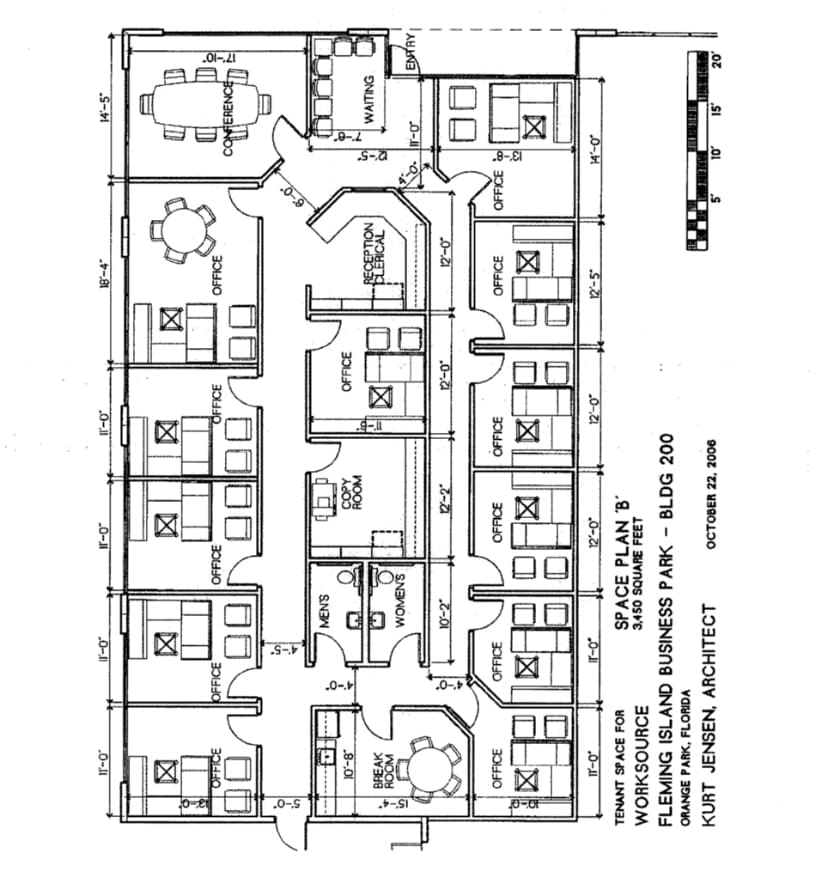 1845 Town Center Blvd, Orange Park, FL for lease Floor Plan- Image 1 of 2