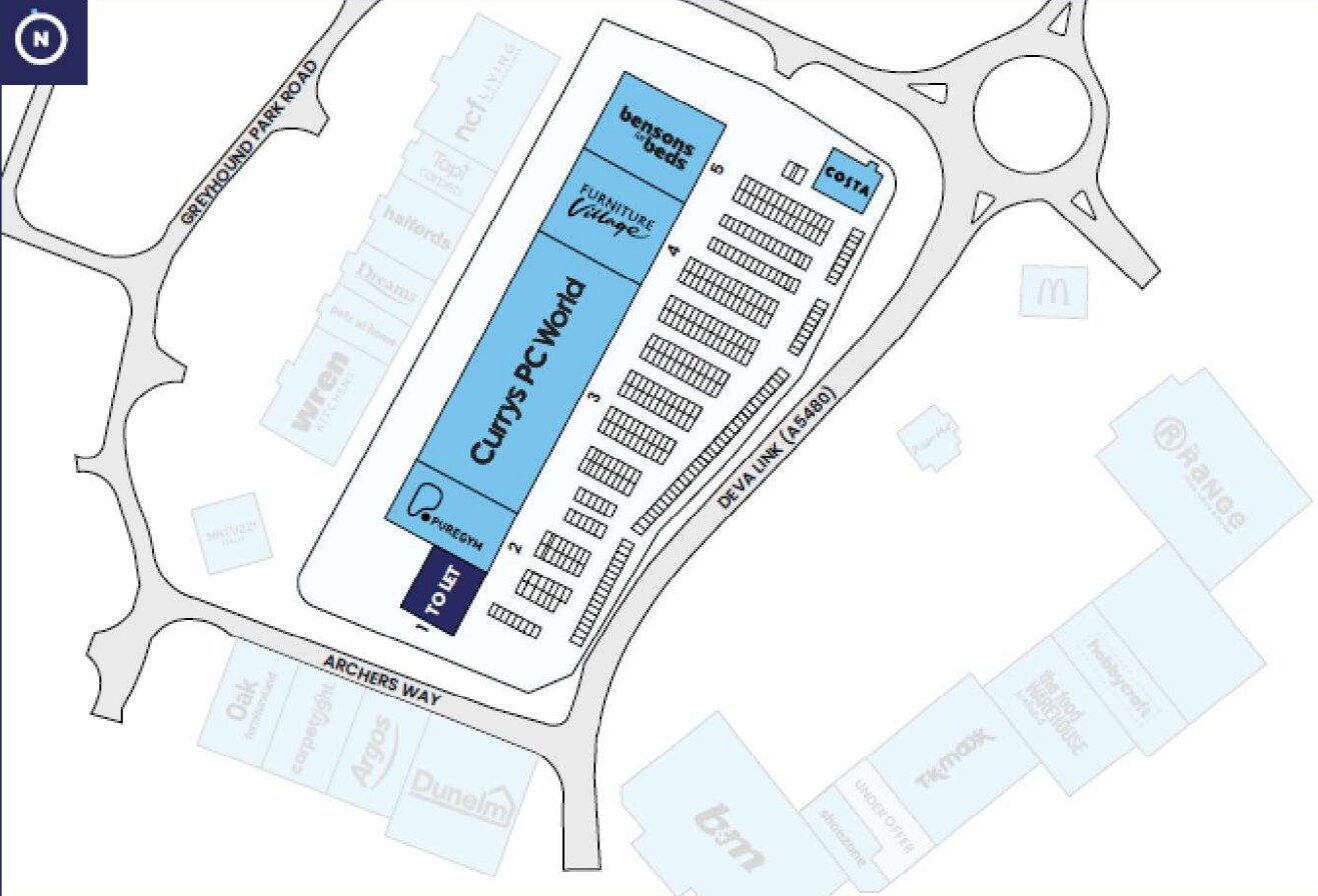 Deva Link, Chester for lease Site Plan- Image 1 of 1